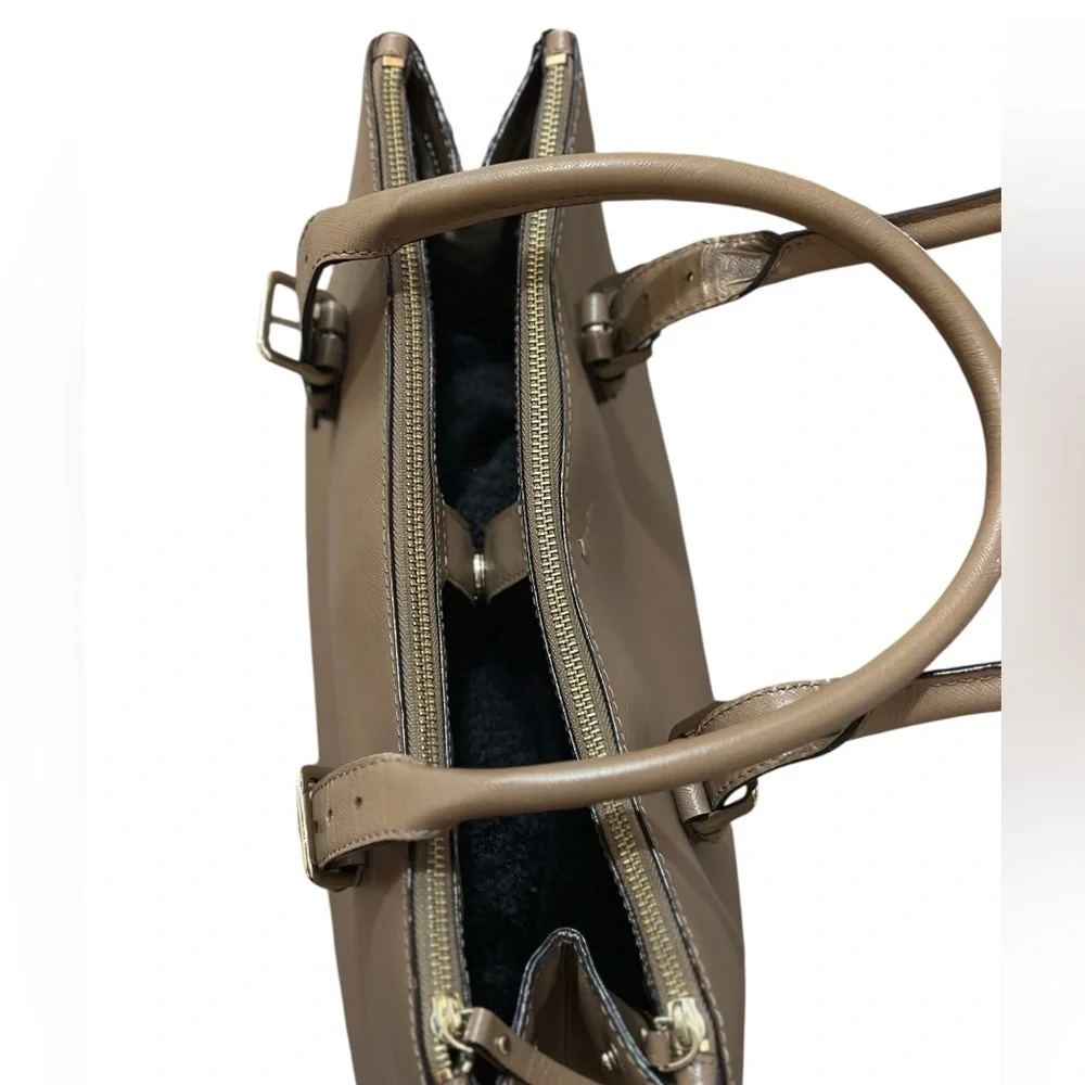 kate spade Tan large Satchel With Top Handle